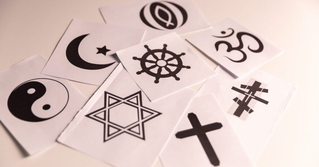 色々な宗教のシンボル